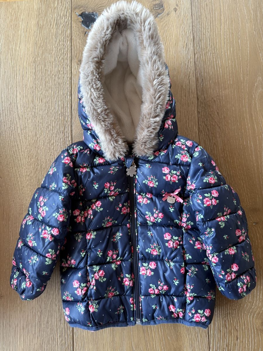 Giacche & Cappotti: Blumige Winterjacke Kanz, Grösse 68 – Usato da Pragg-Jenaz venduto da gobrist 1