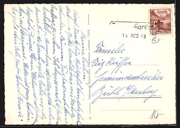 Cartes postales: Tenero /Lago Maggiore, Ortspanorama mit  – D'occasion à Berlin par bartko-reher 1