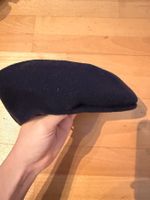 Kangol Schiebermütze Wolle dunkelblau Grösse S guter Zustand