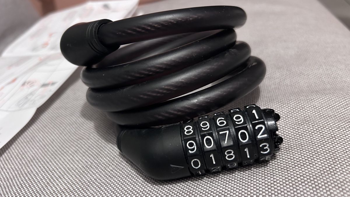 Schlösser: Cable Lock Combination Black Bicycle Security – Gebraucht aus Genève von Noemie.wrmsi 4