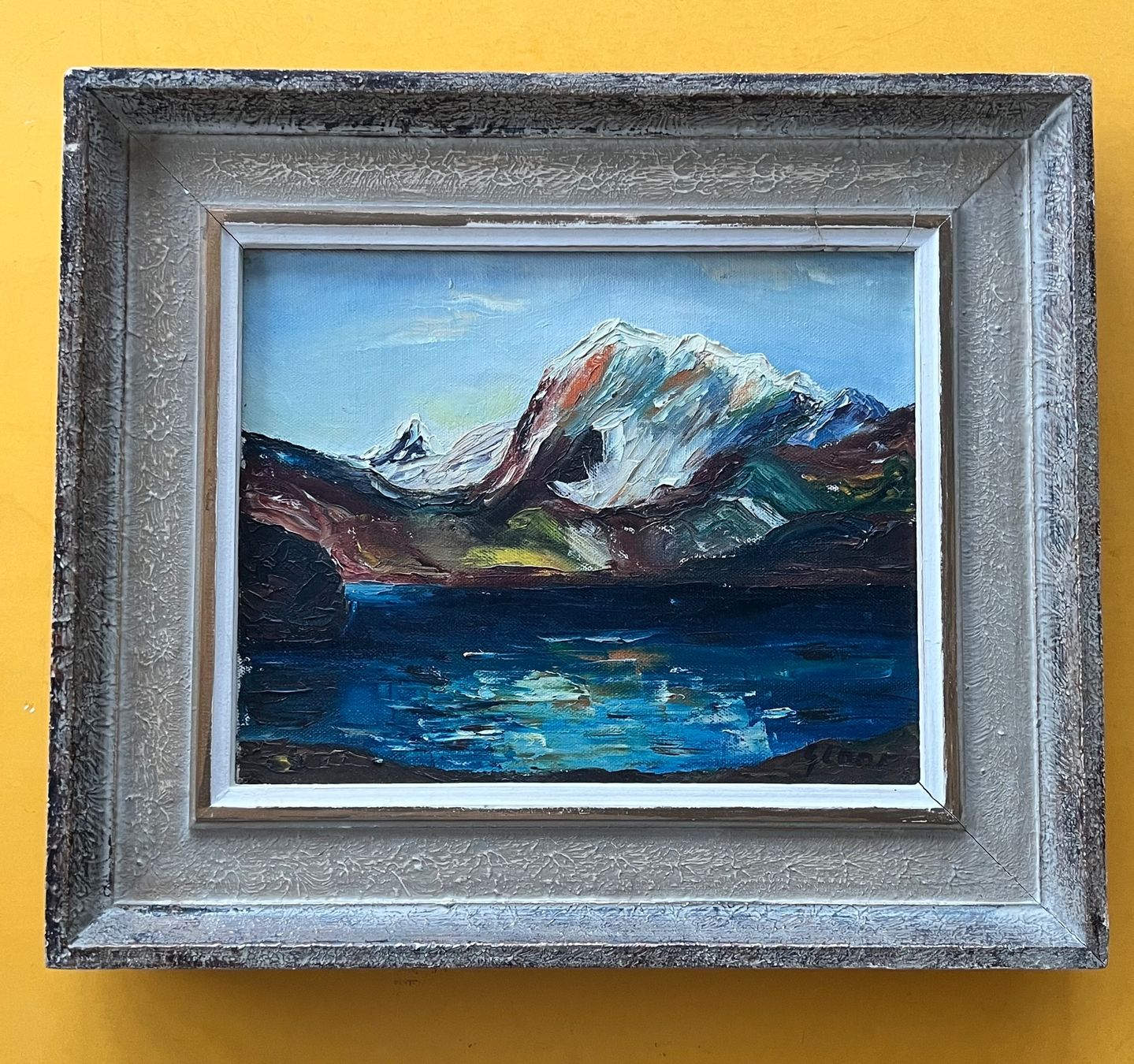 Dipinti: Gloor Gemälde Bergsee im Engadin? – Usato da Adliswil venduto da buch_und_kunst