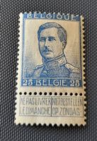 Belgien alte briefmarke