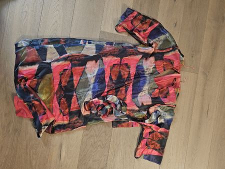Seiden Dress, inkl Unterrock