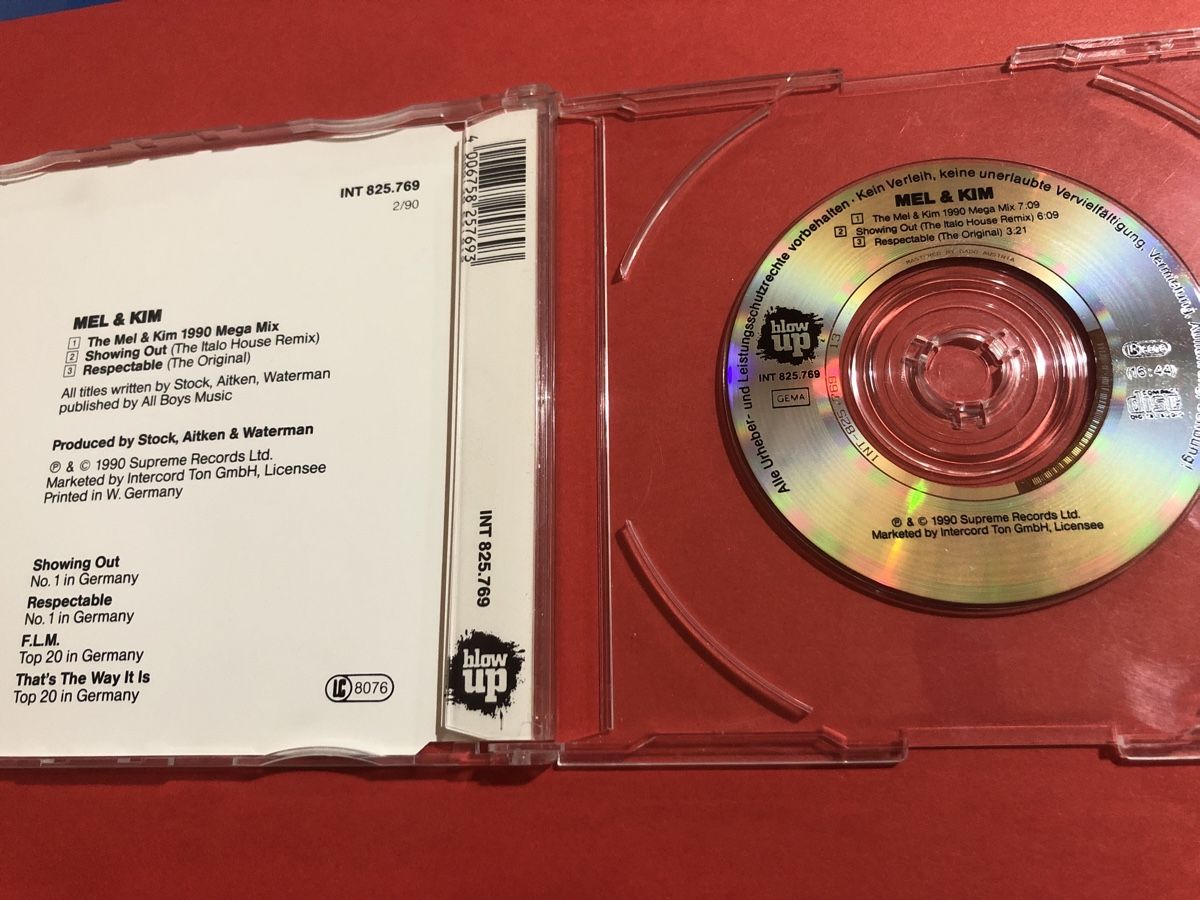 CD: Mel & Kim Megamix Ninety Maxi Single CD – Usato da Flaach venduto da rubo7 1