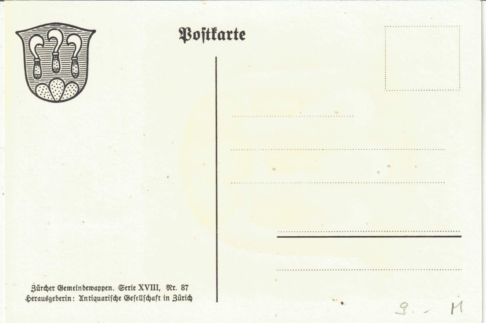 Cartes postales: Flurlingen - Gemeindewappen – D'occasion à Ettingen par Kartenplanet 1