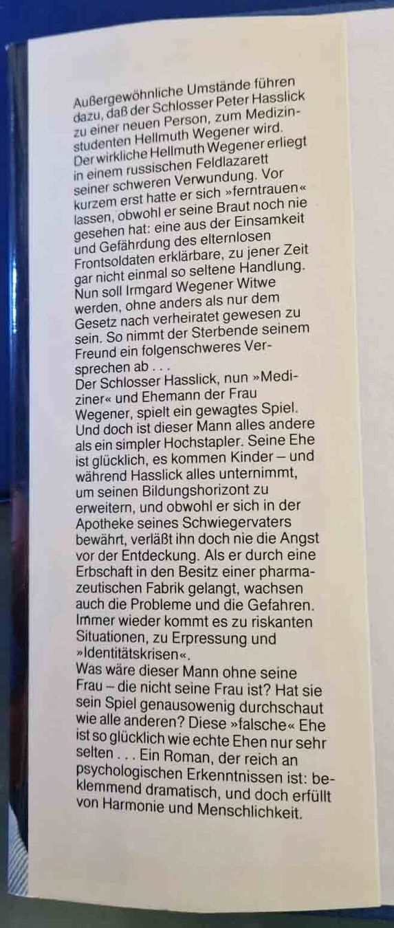 Libri: Konsalik - Eine glückliche Ehe – Usato da Schwanden GL venduto da Afredolino 1