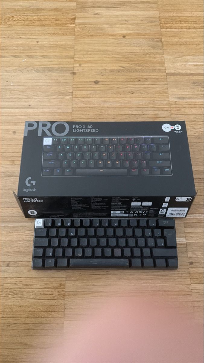 Logitech Tastaturen: Logitech G PRO X 60 LIGHTSPEED Tastatur neu – Gebraucht aus Zürich von mic_6598