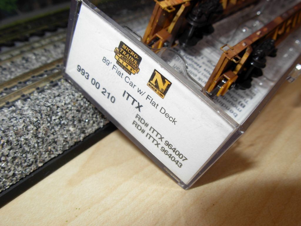 Micro Trains Line Modellini di ferrovie: N: 2 x USA Flach-Güterwagen – Nuovo (secondo la descrizione) da Oberrieden venduto da Hobbyschiff 1
