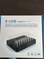 Ladestation 8 USB Ports Smart Charging Station neu