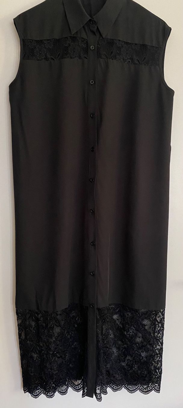 Kleider: Kleid in Schwarz mit Spitzendetail, Gr. XL – Neu (gemäss Beschreibung) aus Zürich von Maria2021