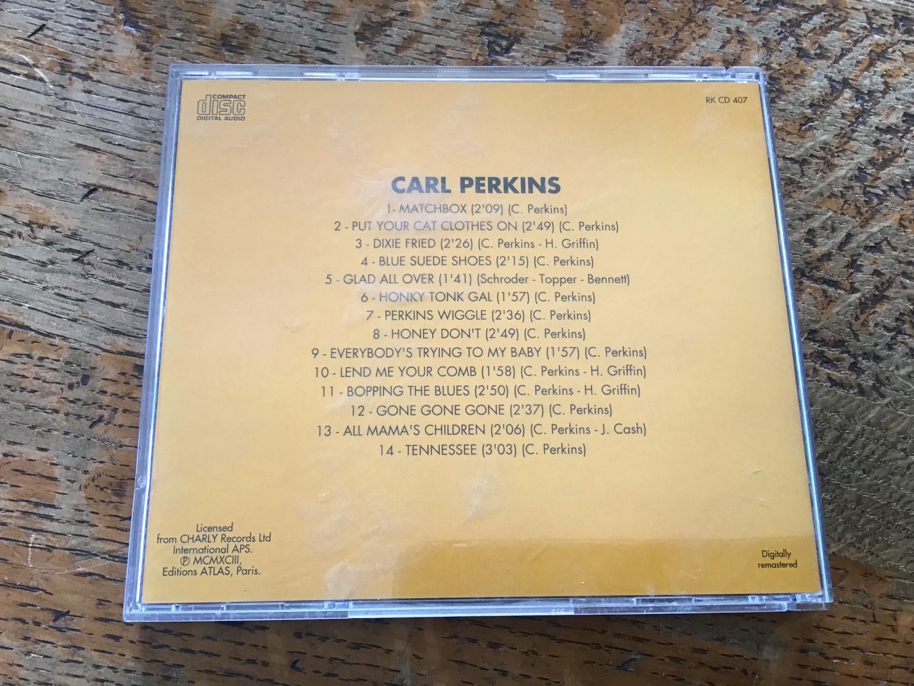 CDs: CD Carl Perkins – D'occasion à Fully par Ruby97 2