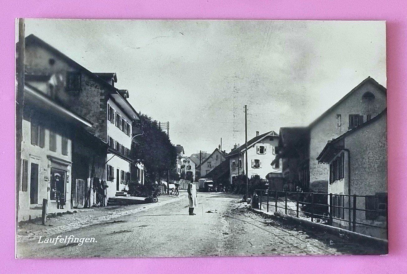 Ansichtskarten: Läufelfingen - Dorfstrasse - Feldpost – Gebraucht aus Rothrist von RROENK