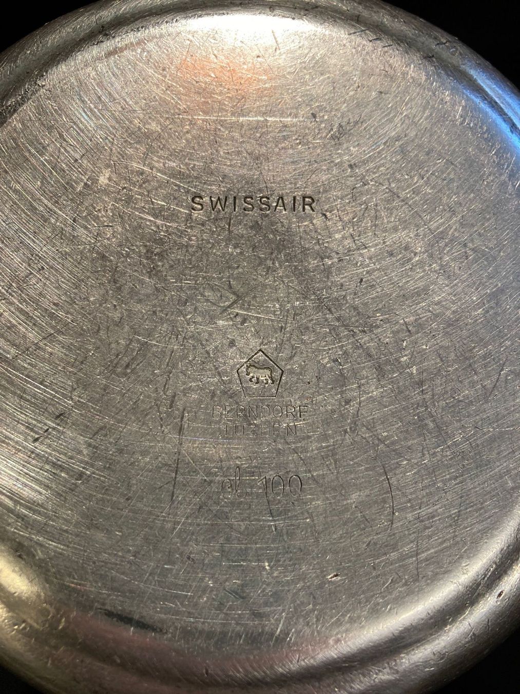 Teekannen: SWISSAIR versilberte Kaffee/Teekanne – Gebraucht aus Ostermundigen von airline-trolley 2