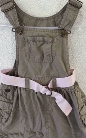 L.O.G.G. H&M Kleid, Gr. 86, khaki mit Gürtel, Top Zustand!