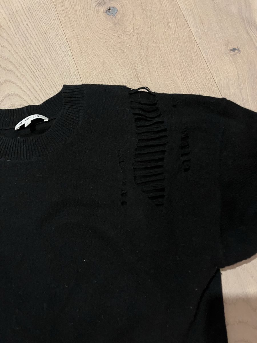 Helmut Lang Maglioni & Felpe: Helmut Lang Wollpullover, Gr. M, schwarz, Top Zustand! – Usato da Schönenberg ZH venduto da mobalux1 5