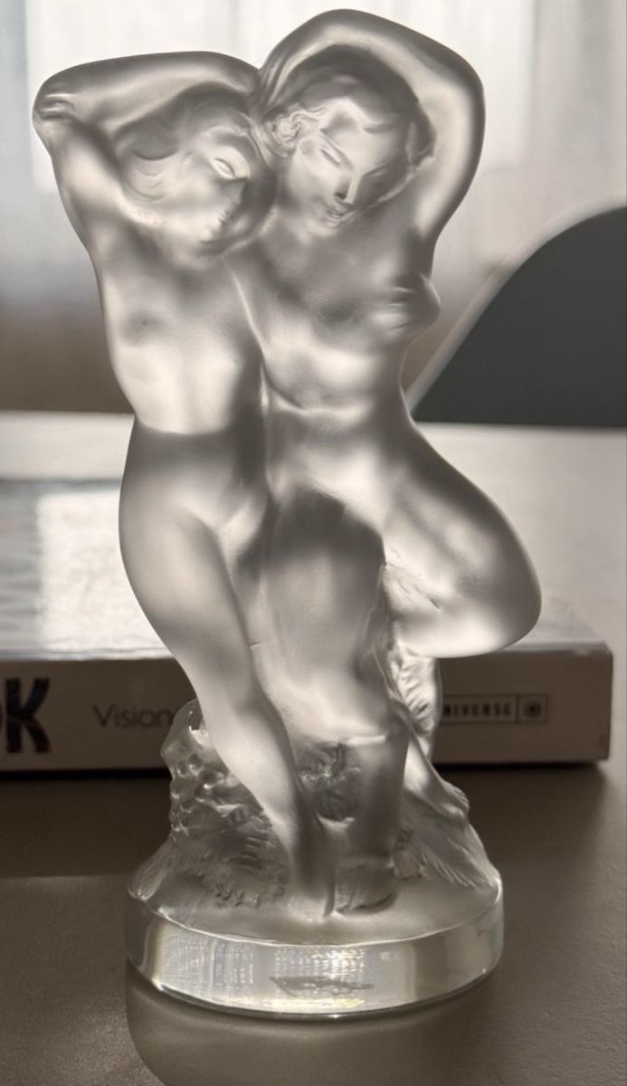 Lalique Statuette: Lalique Cristal "Deux figurines" Signed – Usato da Uetikon am See venduto da ste_xq7b 3