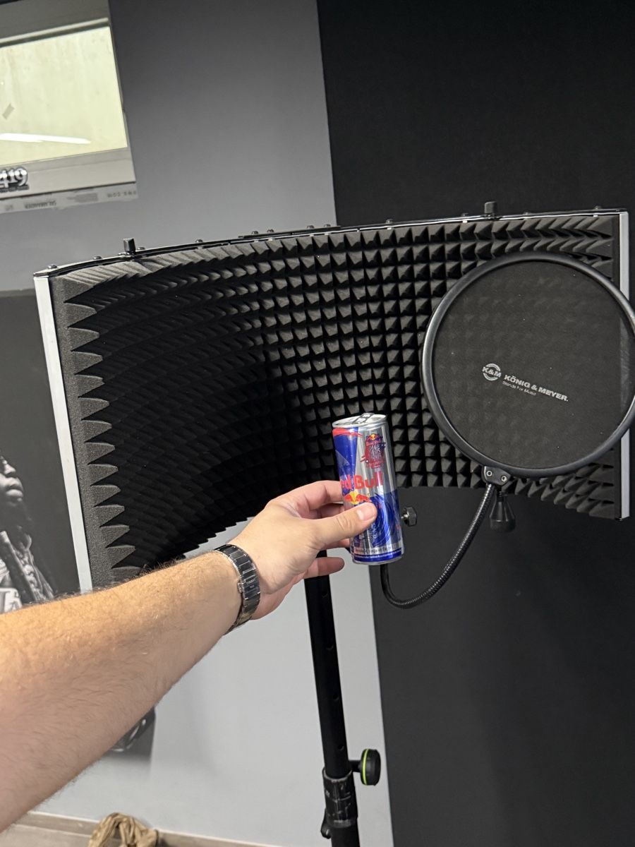 Supports pour instruments & partitions: Nowsonic Umbrella Reflexionsfilter + Gravity Mikrofonständer – Neuf (Voir description) à Rain par grmv 2