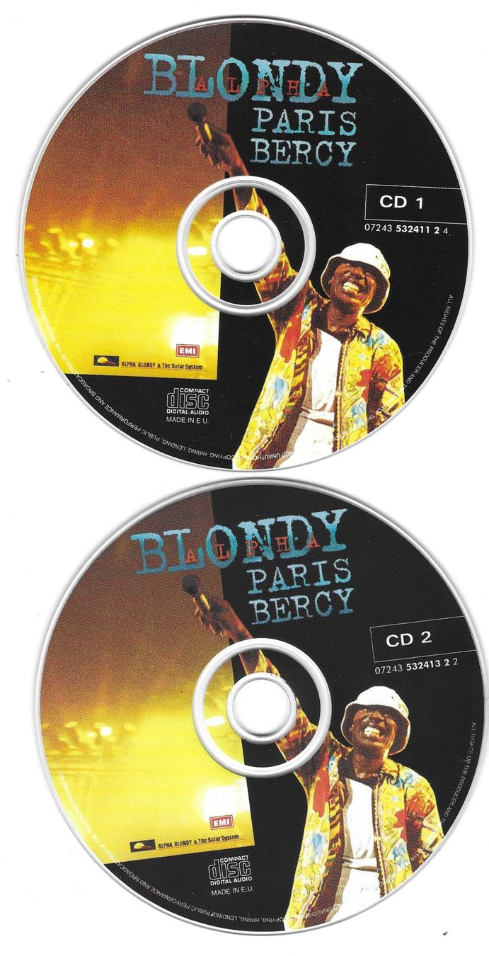 CD: ALPHA BLONDY  -  BLONDY PARIS BERCY – Usato da Bex venduto da Giorgiob 2