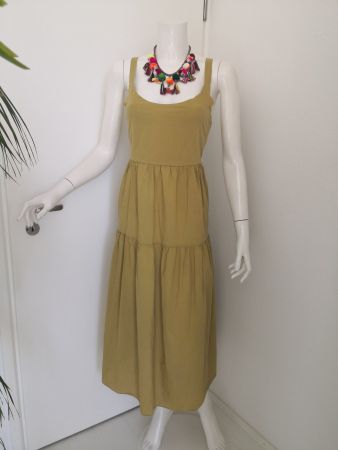 🤩ZARA KLEID SENF-GELB MIT ELAST NEU & D&G P.