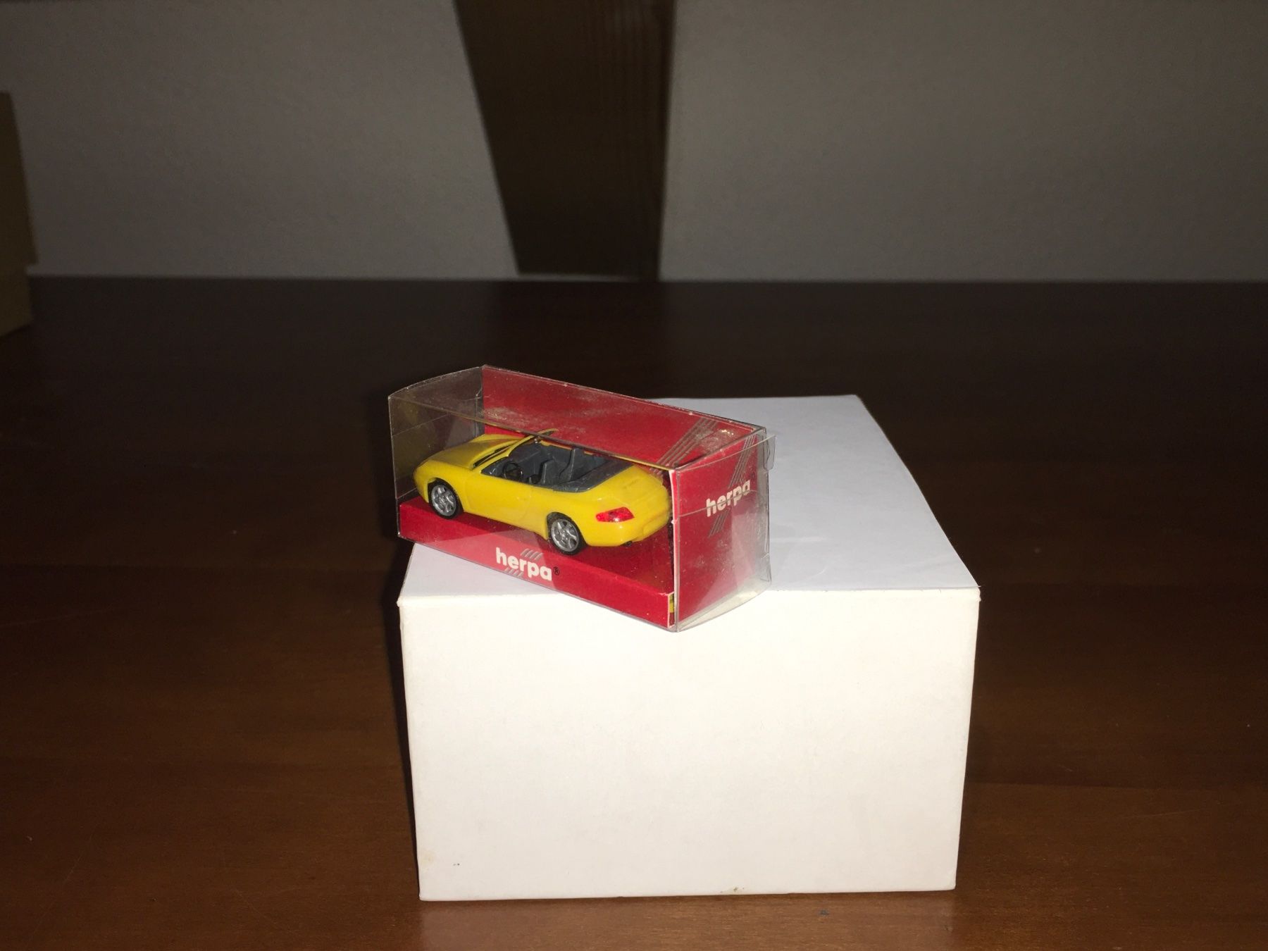 Porsche Modellini d'auto: Porsche Boxster 1:87 H0 Herpa – Nuovo e nell'imballaggio originale da Wohlen AG venduto da PrivatSammlung 1
