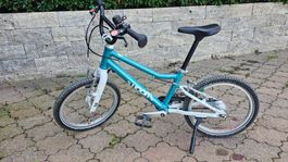 woom GO 3 AUTOMAGIC 16 Zoll Kindervelo türkis, 2-Gang