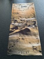 Buff Original Tube Scarf Map Print Beige Brown New