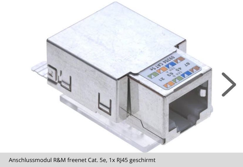 Spine: 8 Stück Anschlussmodul Cat 5e – Usato da Root venduto da Tech-Nick