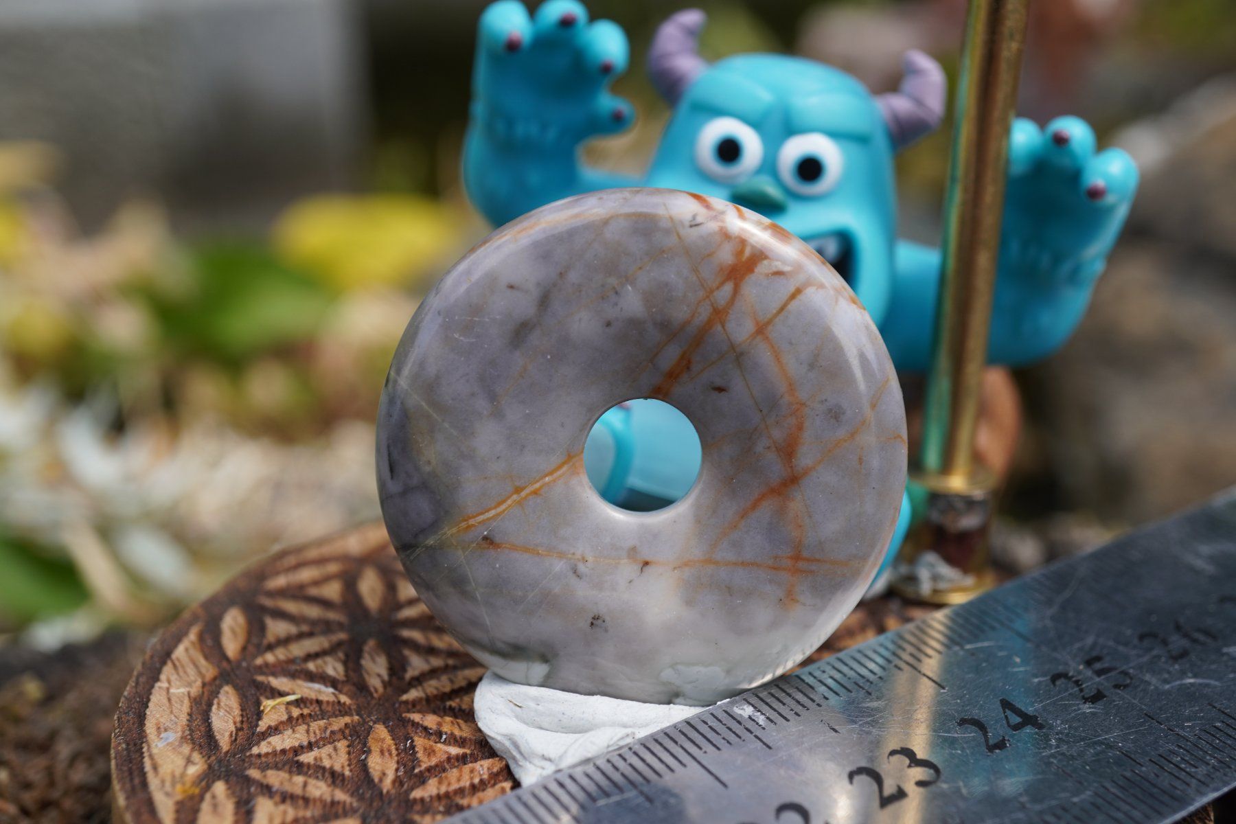 Minerali & Pietre curative: Noorena Jasper   Pi Scheibe  ca40mm    ab  1.-     Räumung – Nuovo e nell'imballaggio originale da Eschenbach SG venduto da topstone 5