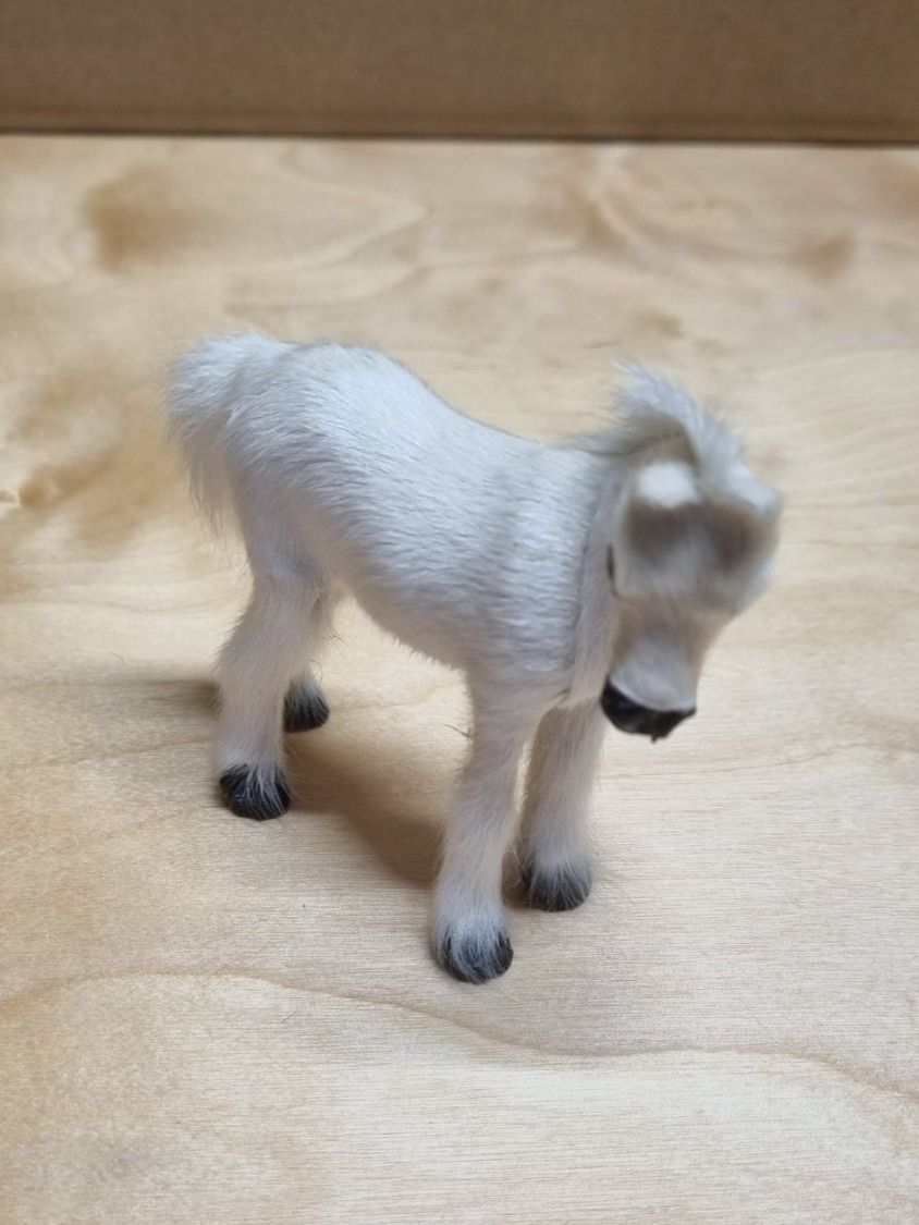 Figuren: Pferd weiss aus Echtfell – Gebraucht aus Basadingen von NekoBricks 1