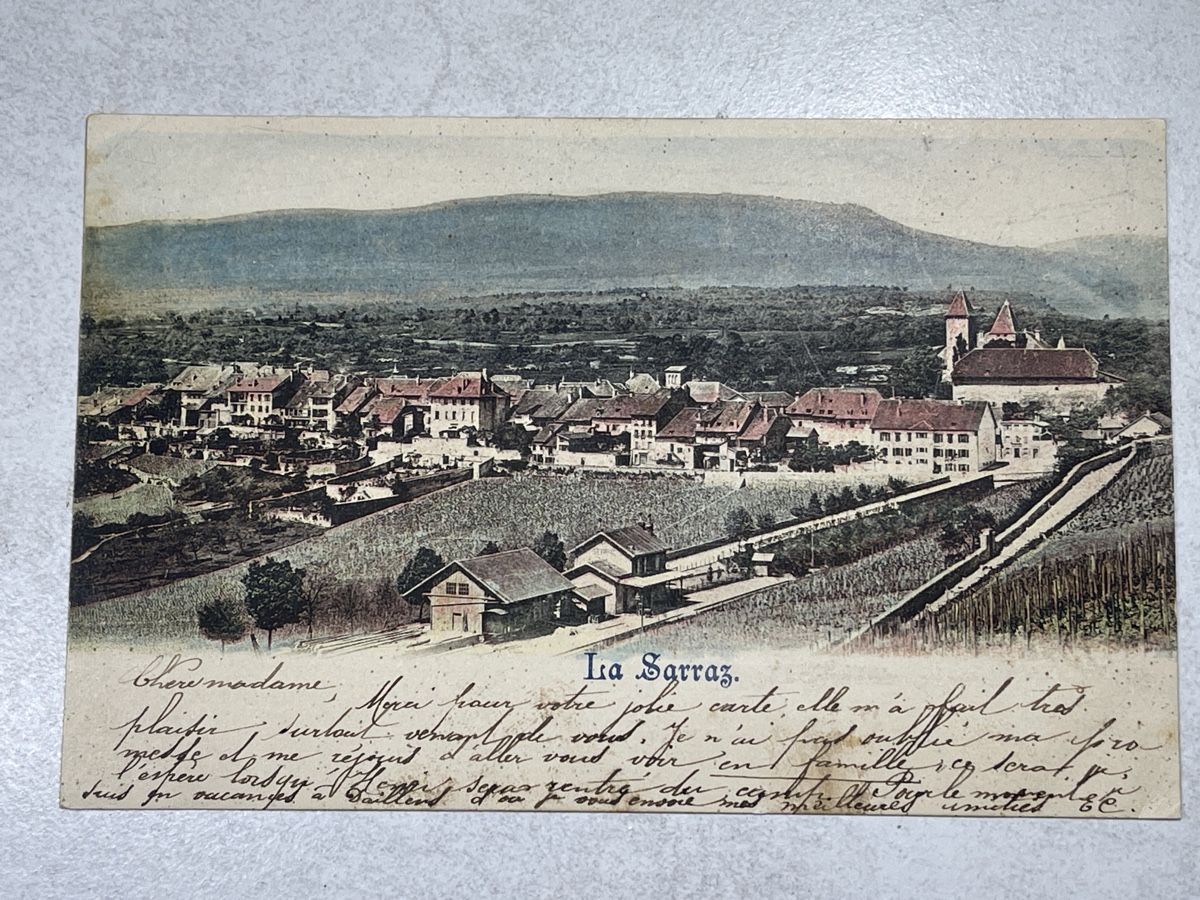Cartoline postali: La Sarraz Vaud, 1899 – Usato da Strengelbach venduto da Aschatan5