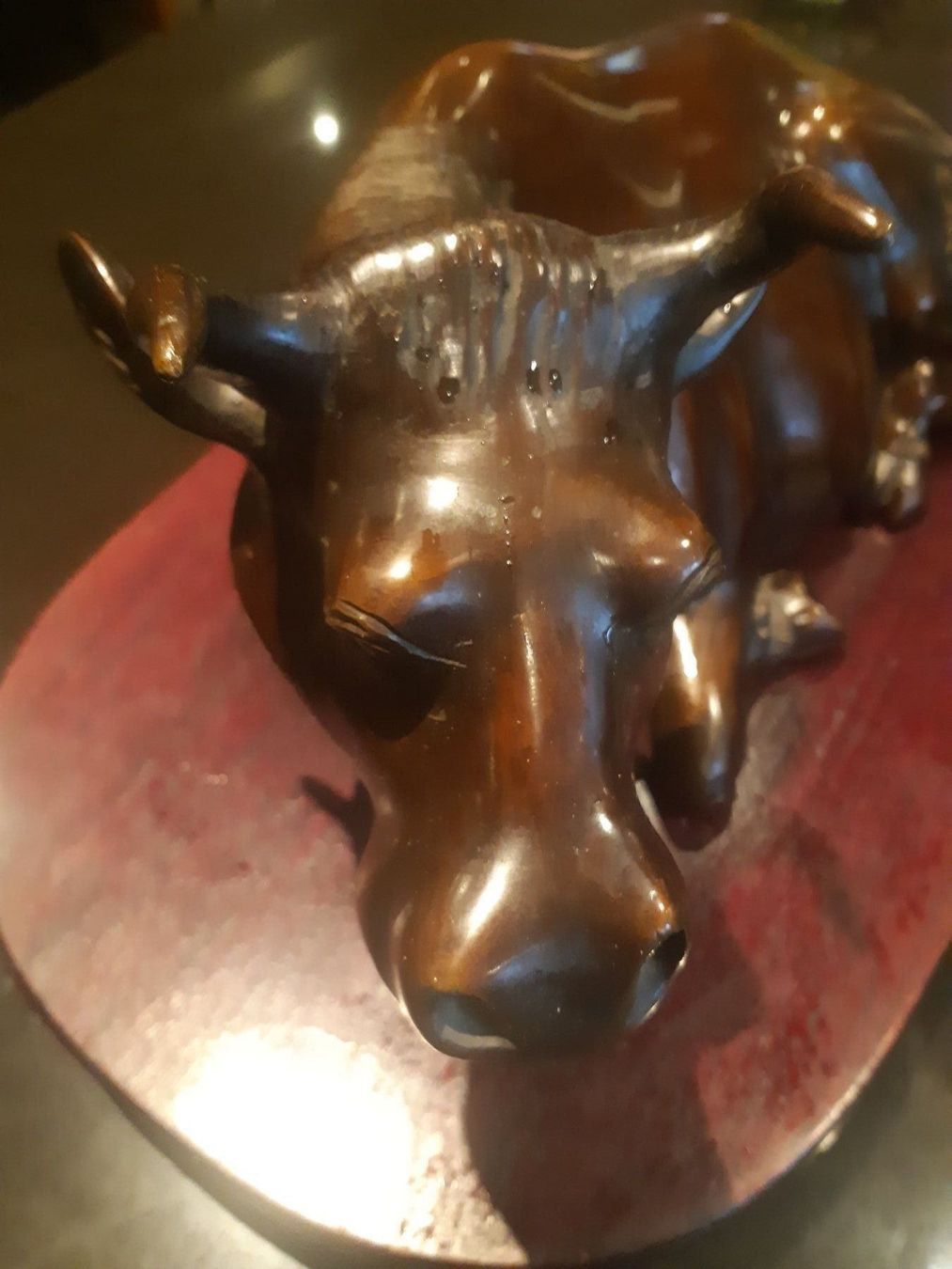 Skulpturen & Statuen: Grosser Bronze Stier 8,6 Kilo – Gebraucht aus Grindelwald von carro5 1