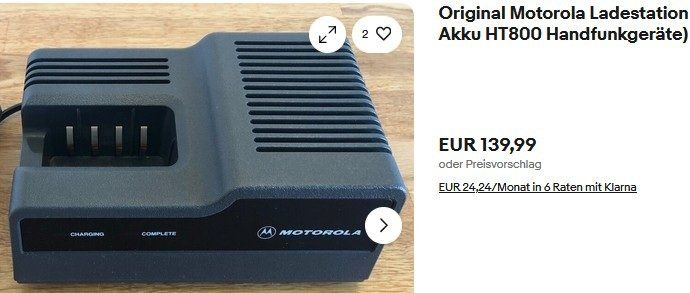 Motorola Caricabatterie: Ladestation Motorola HT800 station de charge – Usato da Collonges venduto da arashee 4