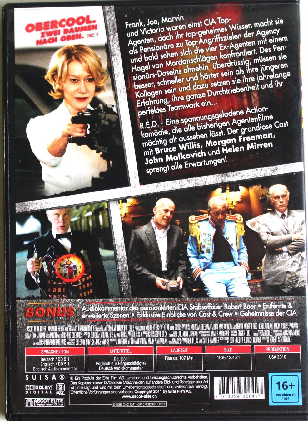 Alle DVDs: Red mit Bruce Willis (DVD) – Gebraucht aus Worblaufen von Cookie23 1