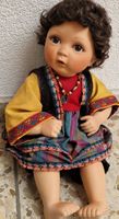 Vintage Porzellanpuppe mit Tracht, Sammlerstück, Rarität