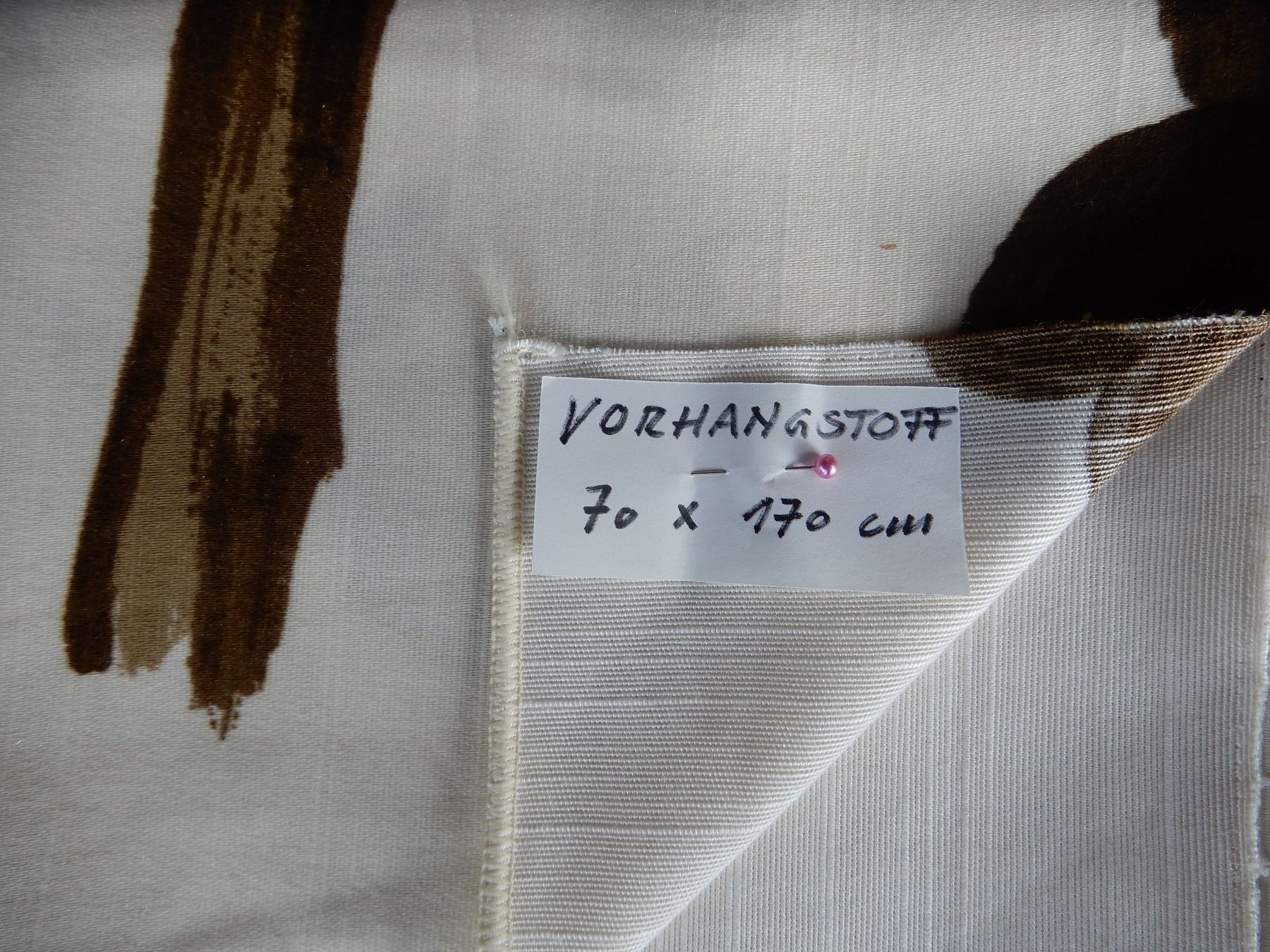 Tessuti: 4 TEILE REST VORHANGSTOFFE – Usato da Huttwil venduto da Kunterbuntli 4