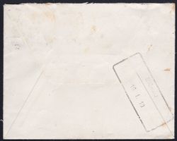 Aushilfsstempel BÆRAU / Bärau BE 1910 als Ankunftsstempel
