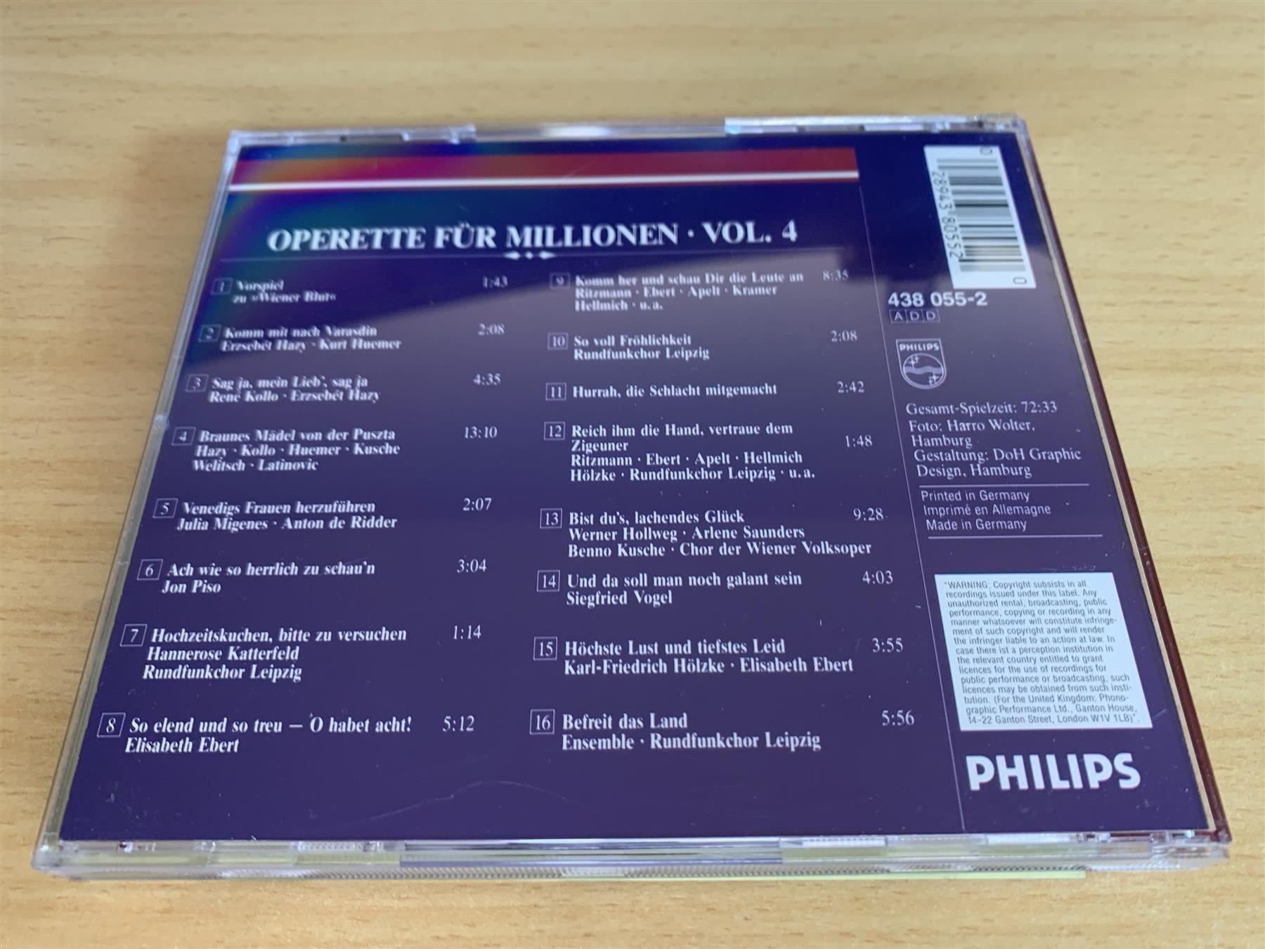 CD: Operette Für Millionen - 5 CD – Usato da Rikon im Tösstal venduto da Alpenmutz 4