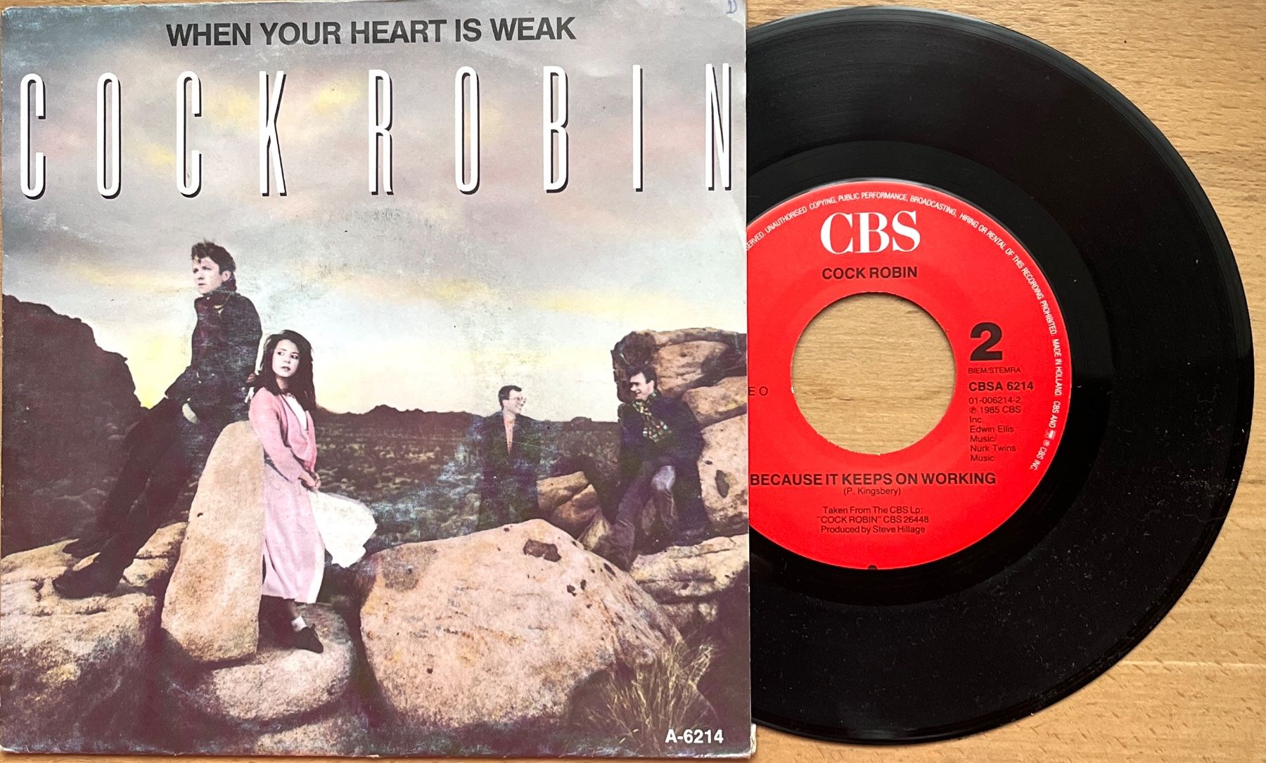 Schallplatten: 45t. Cock Robin – Gebraucht aus Renan BE von johncactus 2
