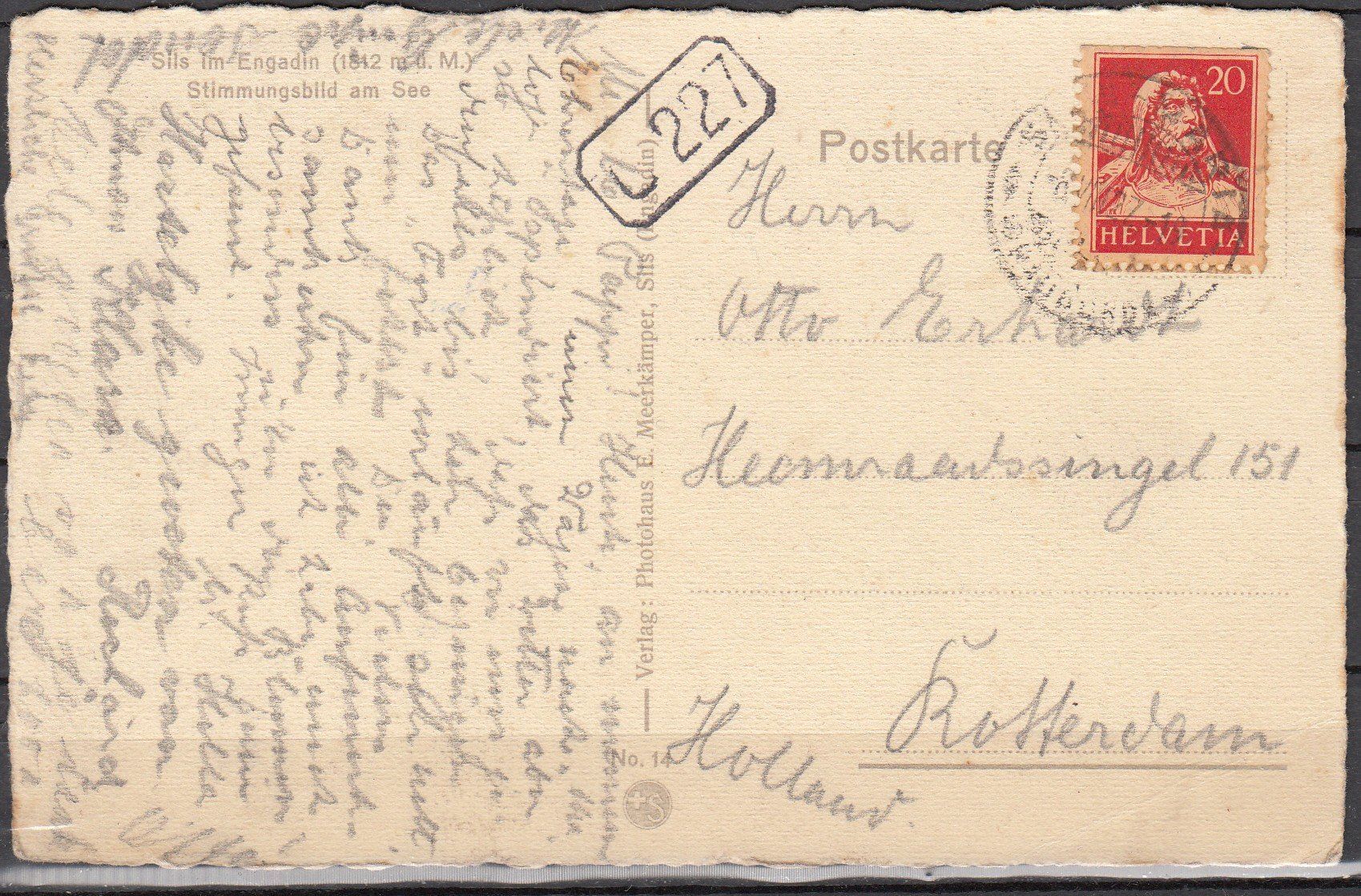 Cartes postales: Ak Sils Im Engadin GR – D'occasion à Herrliberg par Lfrifda 1