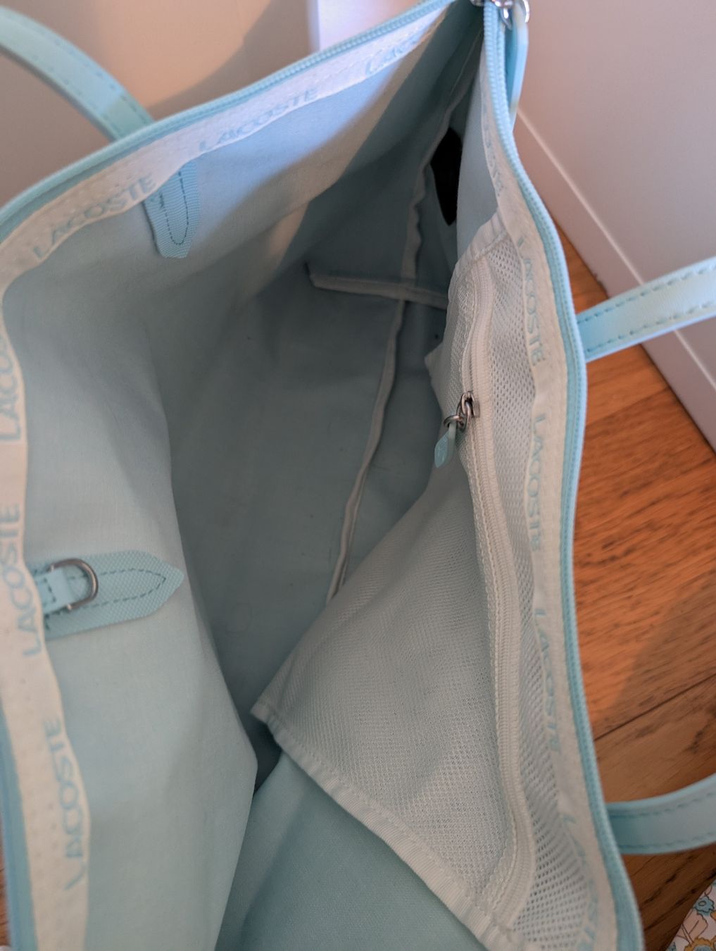 Lacoste Borse da donna: Lacoste Shopper hellblau large, makellos – Nuovo (secondo la descrizione) da Niederdorf venduto da Azariel 5