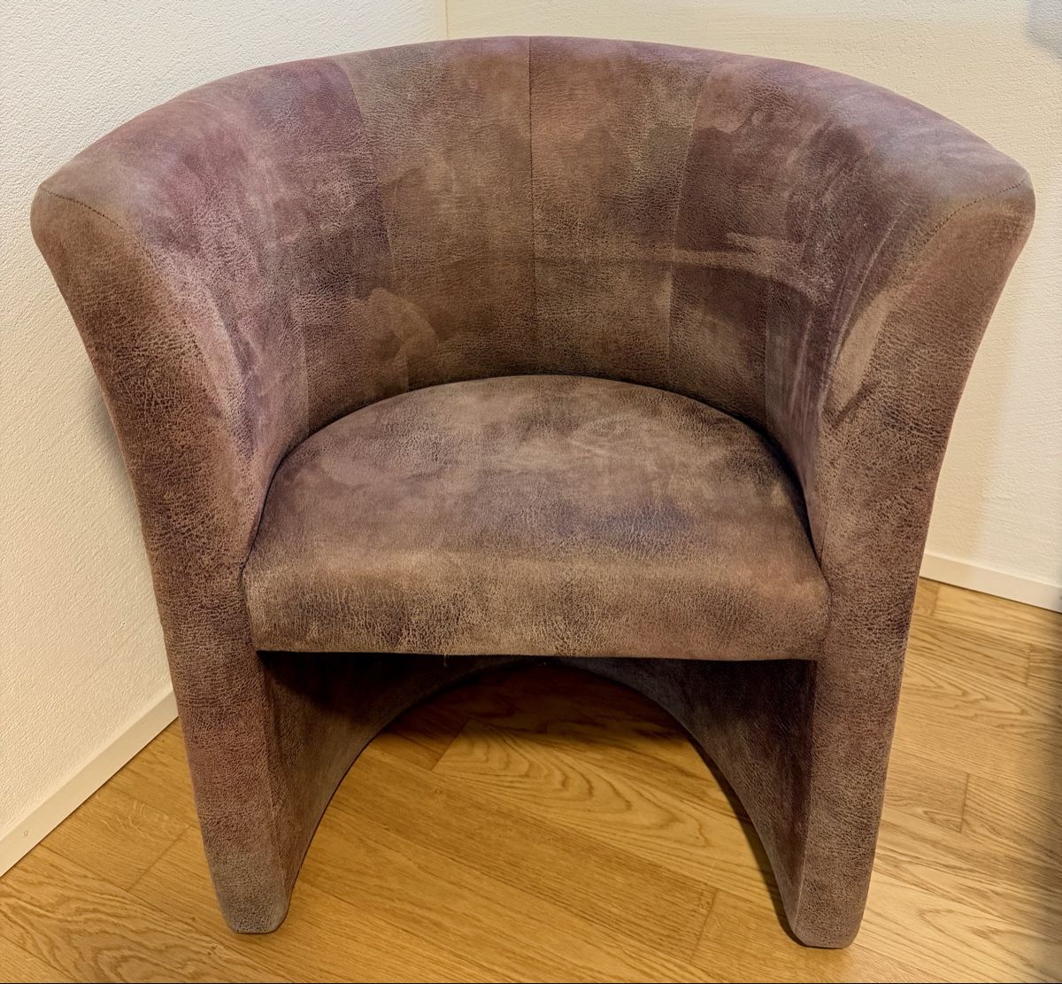 Sessel: Vintage Sessel Microfaser (Wildlederoptik) – Gebraucht aus Brunegg von Robin85