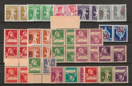 Lot postfrische Kehrdruck Ausgaben **