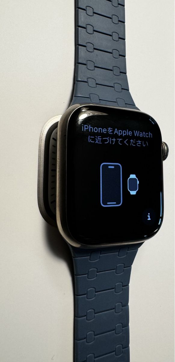 Apple Smartwatch: Apple Watch Series 7, 45mm, Titanium CEL – Gebraucht aus Mels von  1