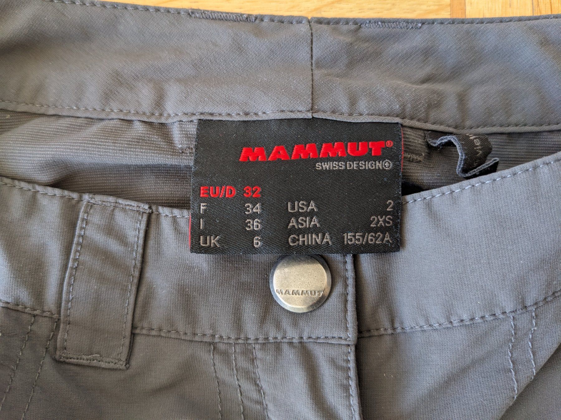 Mammut Pantaloni: Mammut Wanderhose Gr. 32 – Usato da Wettswil venduto da mimiyu 3