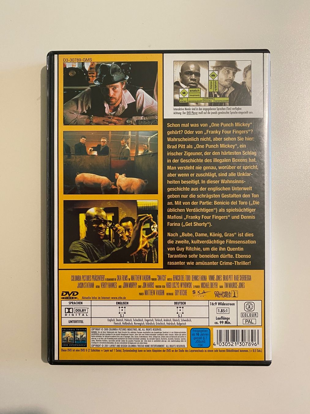 Tous les DVDs: Snatch – D'occasion à Zürich par Wim-Broccoli 1