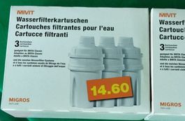MIVIT Wasserfilterkartuschen 3 Stück neu