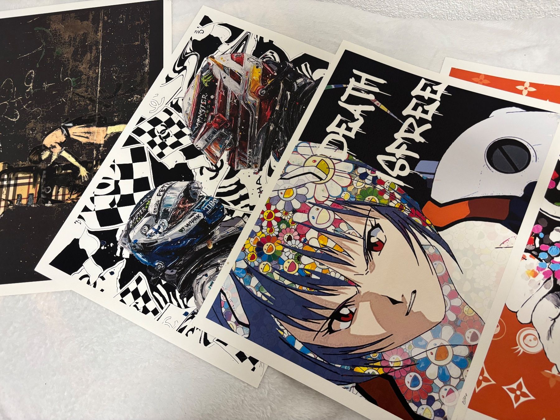 Grafica & Litografie: 4 Divers DEATH NYC, Originaux – Nuovo (secondo la descrizione) da Collombey venduto da Cards07 5