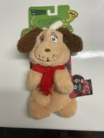 Grinch Max Dog Toy Squeaky Plush New Xmas