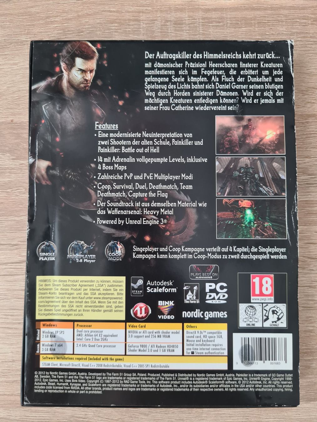 Spiele: Painkiller Hell & Damnation (Multilanguage) + Poster - PC – Gebraucht aus Carouge GE von Franllo 1