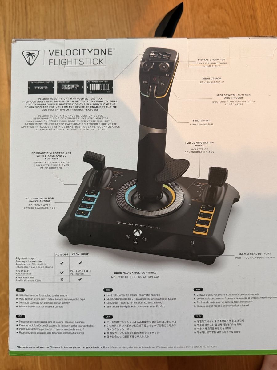 Controller: Turtle Beach VelocityOne Flightstick Xbox PC – Neu und originalverpackt aus Lyss von tadomikaaa 1